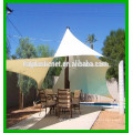 100% Virgin HDPE Car Parking Shade sail with 95% Shade Rate beige Color